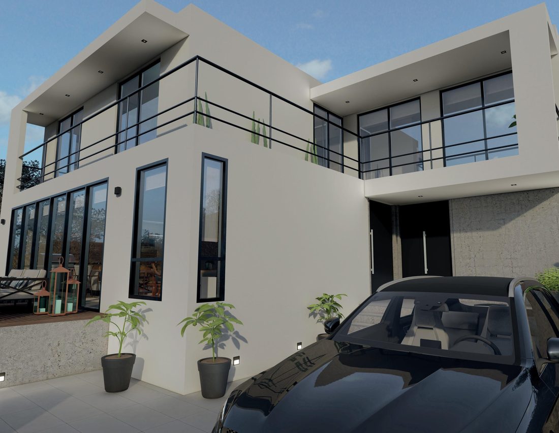 Casa moderna fachada